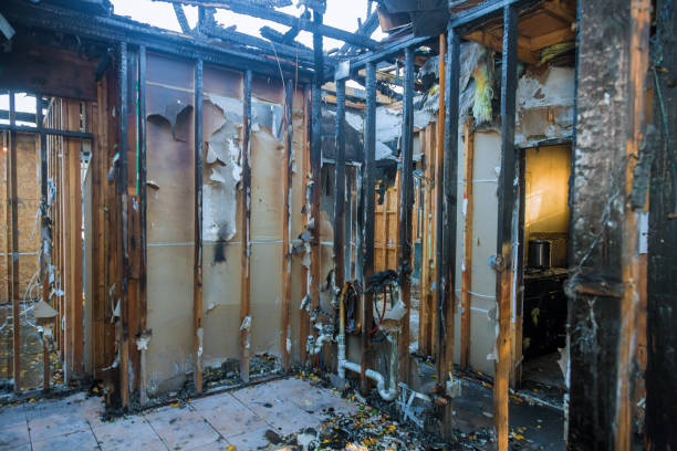 Professional Emergency Fire Cleanup technician working in Sanford, FL